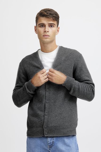 CFKarl Lambswool Cardigan Pewter Grey