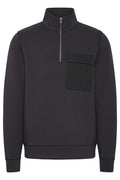 CFRo Sweat W.Contrast Pocket Black Beauty