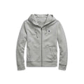 Polo Ralph Lauren Double-Knit Full-Zip Hoodie – Grey Heather