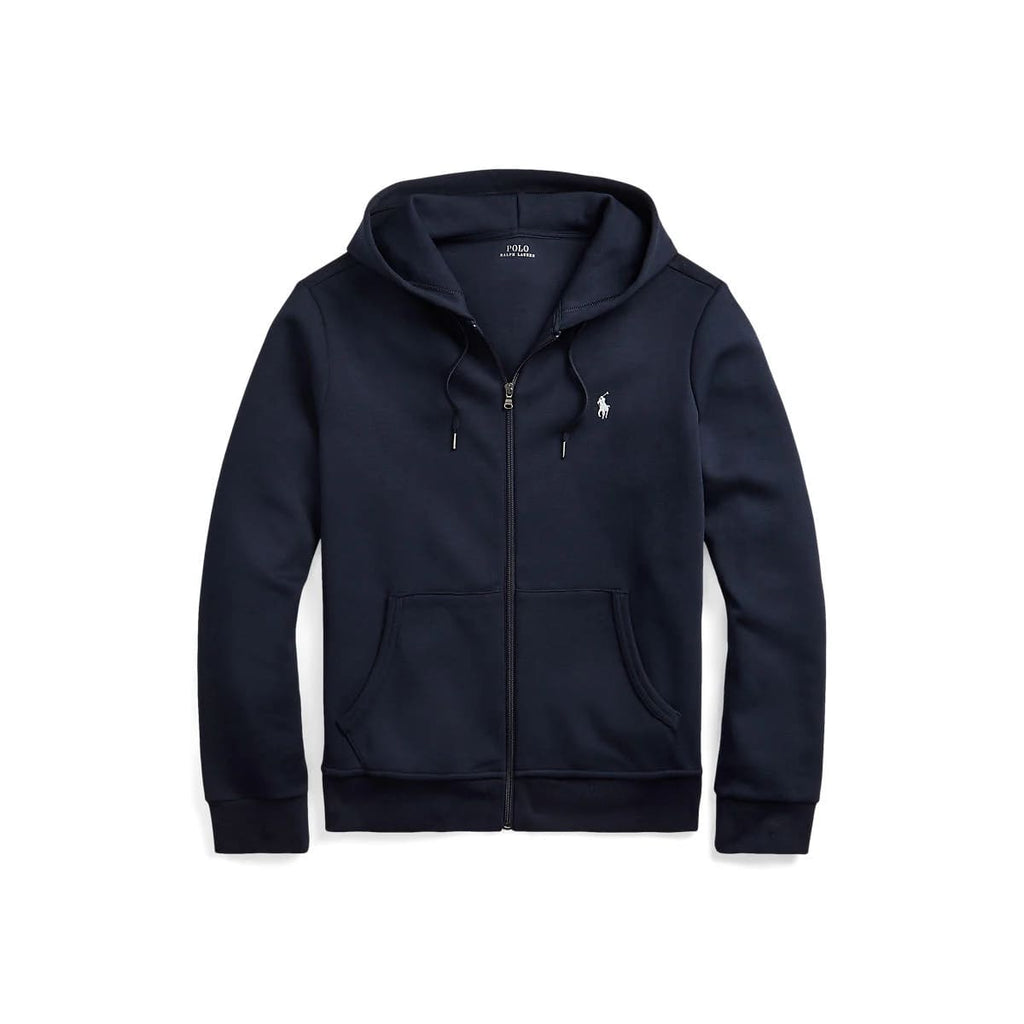Polo Ralph Lauren Double-Knit Full-Zip Hoodie – Navy