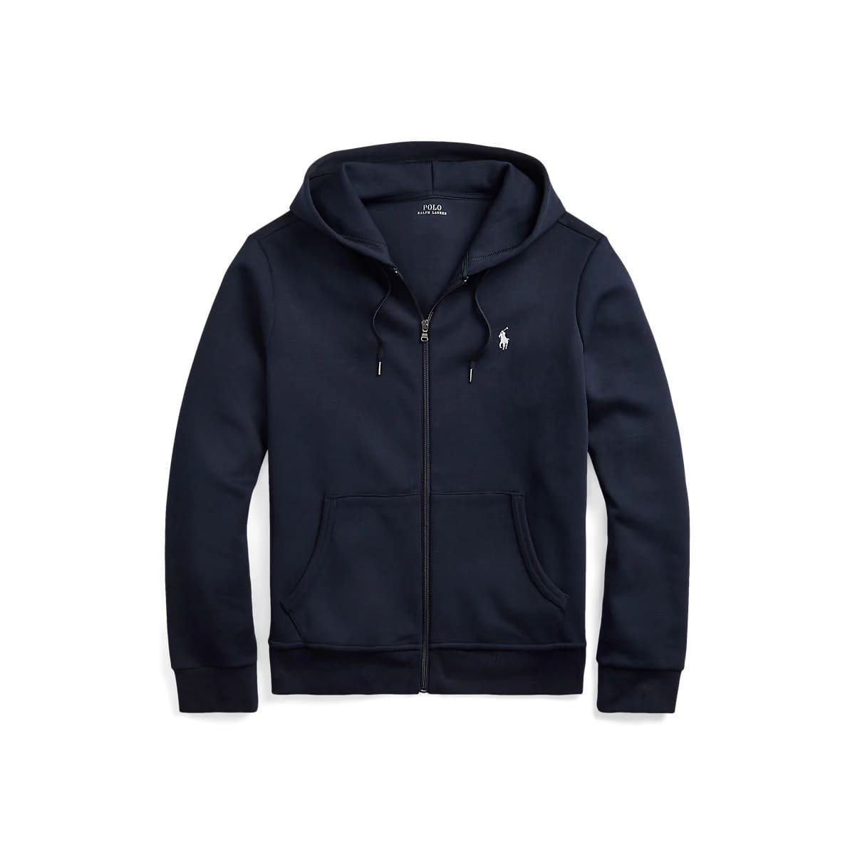 Polo Ralph Lauren Double-Knit Full-Zip Hoodie – Navy