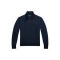 Polo Ralph Lauren Washable Wool Quarter-Zip Jumper - Navy