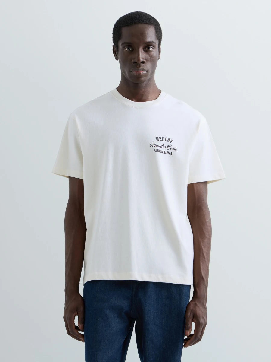 Relaxed-Fit T-Shirt With Biker Graphic