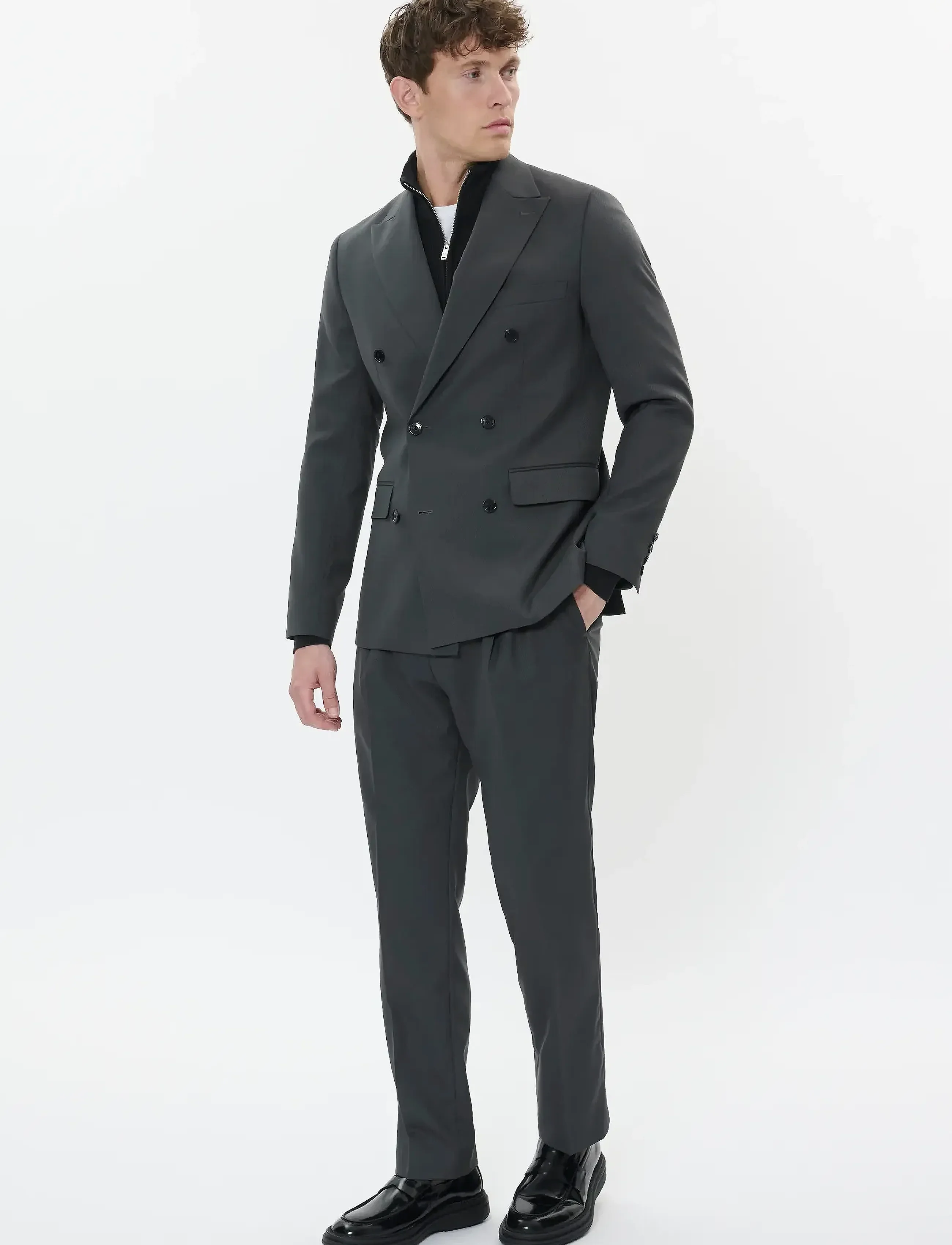 MAgaret Double - Dobbelspent Dress Black Oyster