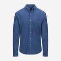 Polo Ralph Lauren Featherweight Mesh Shirt – Derby Blue Heather