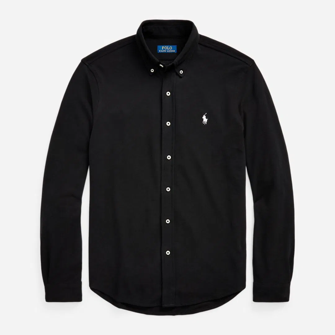 Polo Ralph Lauren Featherweight Mesh Shirt – Sort