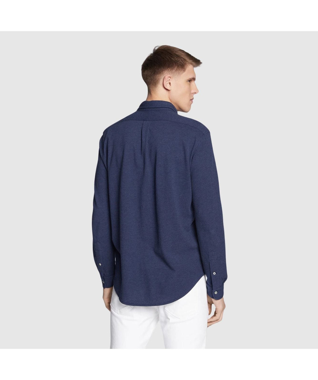 Polo Ralph Lauren Featherweight Mesh Shirt – Navy Heather