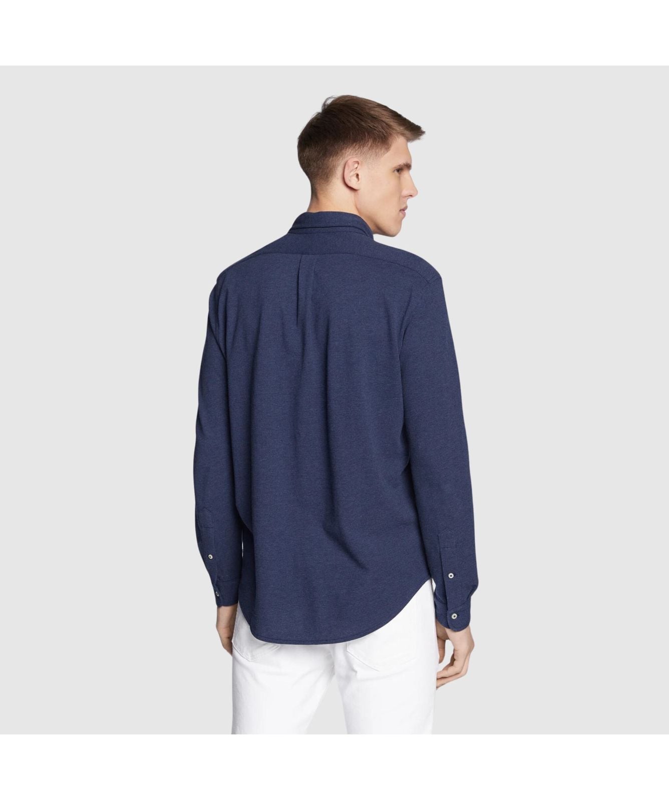 Polo Ralph Lauren Featherweight Mesh Shirt – Navy Heather