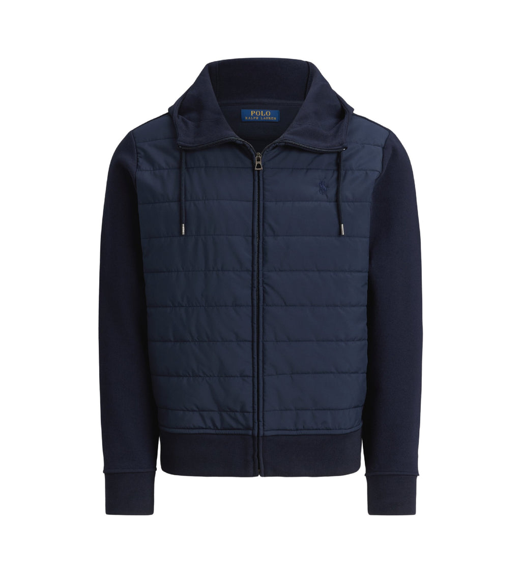Hybrid Hooded Jacket Navy