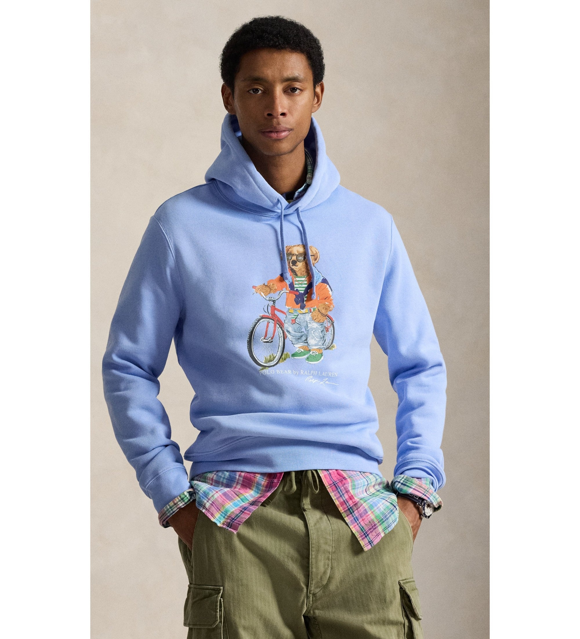 Polo Ralph Lauren Fleece Austin Blue Bear Hoodie