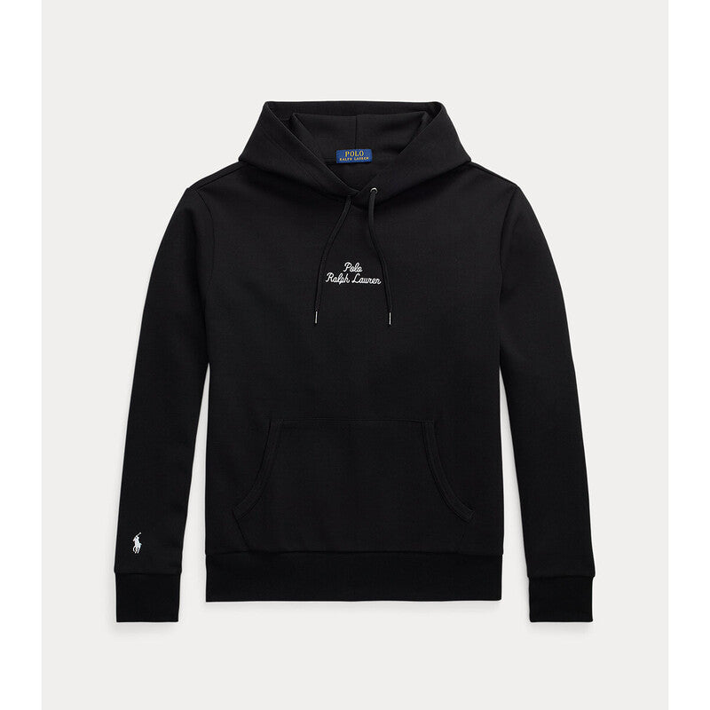 Polo Ralph Lauren Chain Stitch Logo Hoodie Black